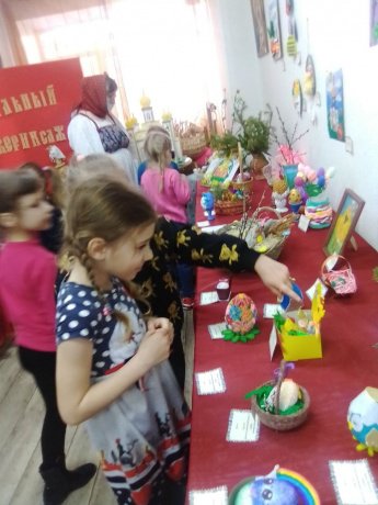 Открытие выставки «Пасхальный вернисаж»