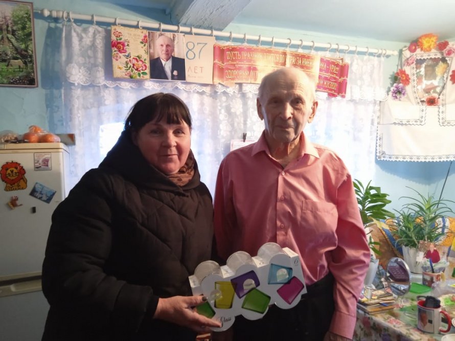 Акция-поздравление на дому 