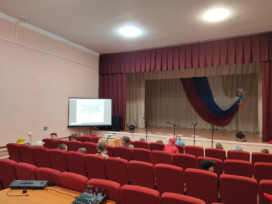 Показ мультфильмов в Кейзесском ДЦ
