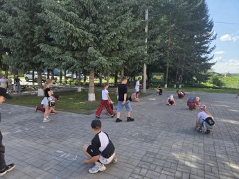 Конкурс рисунков на асфальте «Рисуем историю родного села»